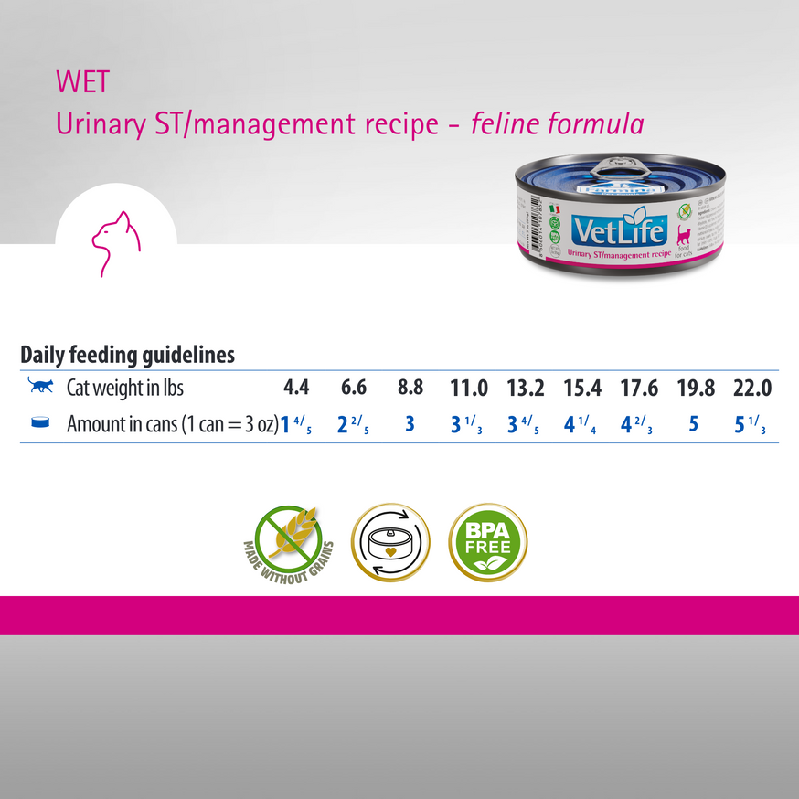 VetLife Adult Urinary ST Management Feline Wet Food