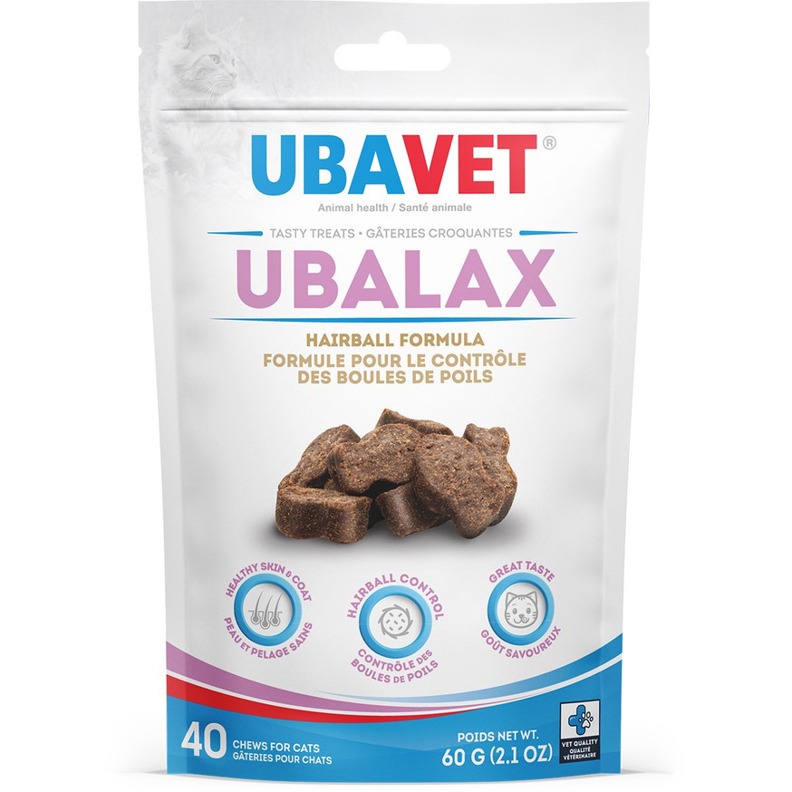 Ubalax Hairball Formula Chews - 40 Chews