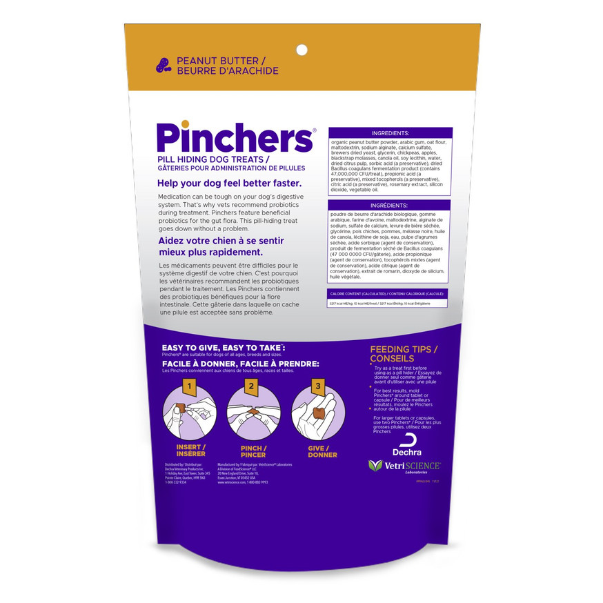 Pinchers Pill Hiding Dog Treats with Probiotics