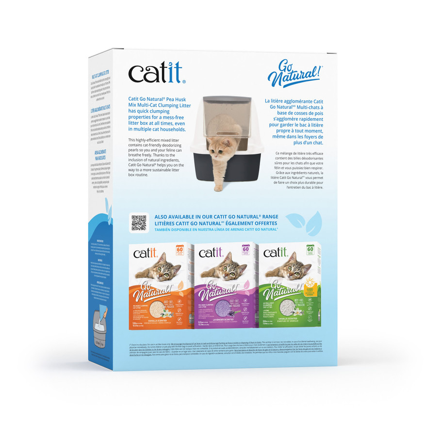 Catit Go Natural! Multi-Cat Clumping Cat Litter - Vanilla Scented