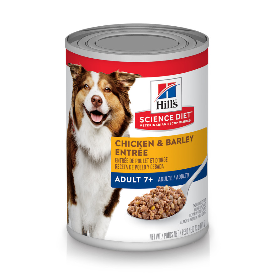 Science Diet Senior 7+ Canned Dog Food, Chicken & Barley Entrée