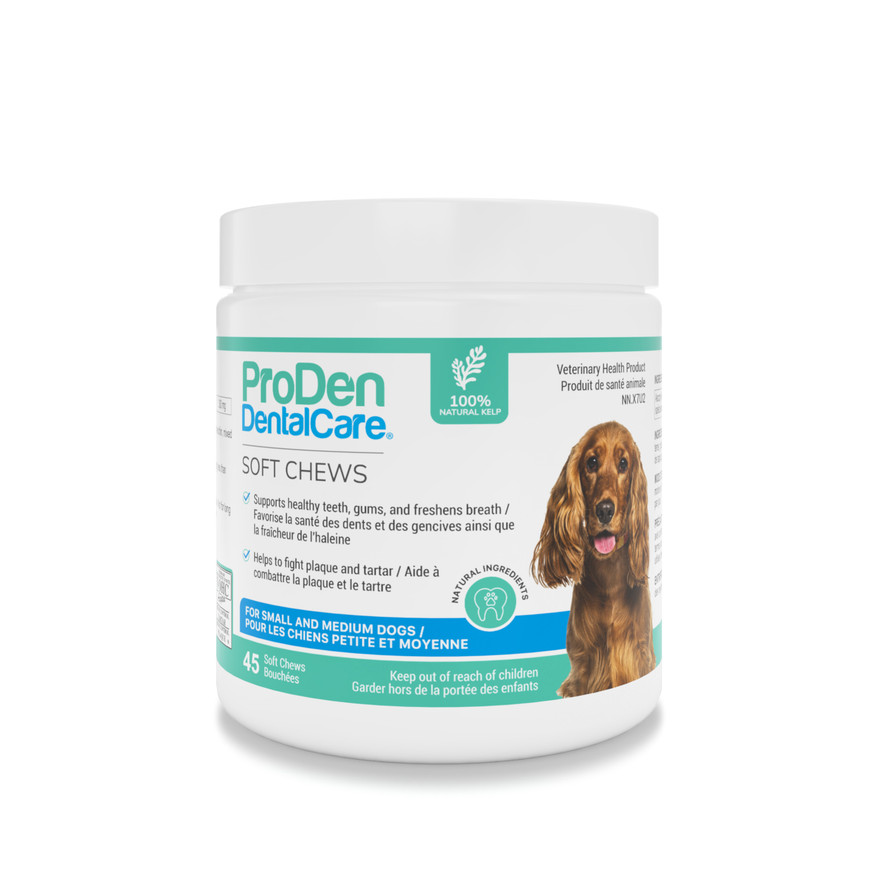 ProDen DentalCare® Soft Chews for Small/Medium Dogs - 45 Chews