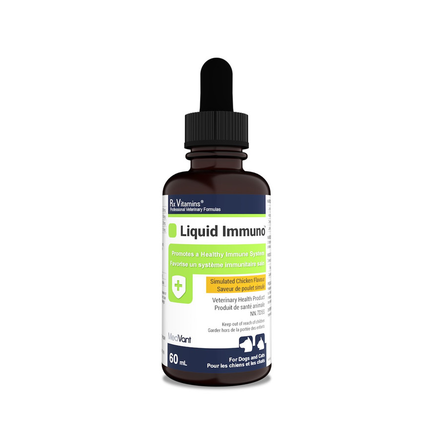 Rx Vitamins Immuno Support Liquid - 60 ml - Chicken Flavour