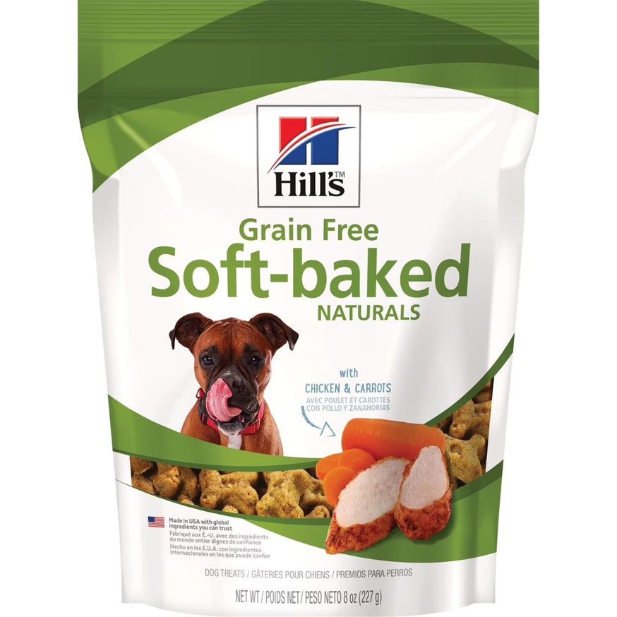 Grain Free Soft-Baked Naturals Dog Treats, with Chicken & Carrots (Previously known as Hill's Science Diet Dog treats)