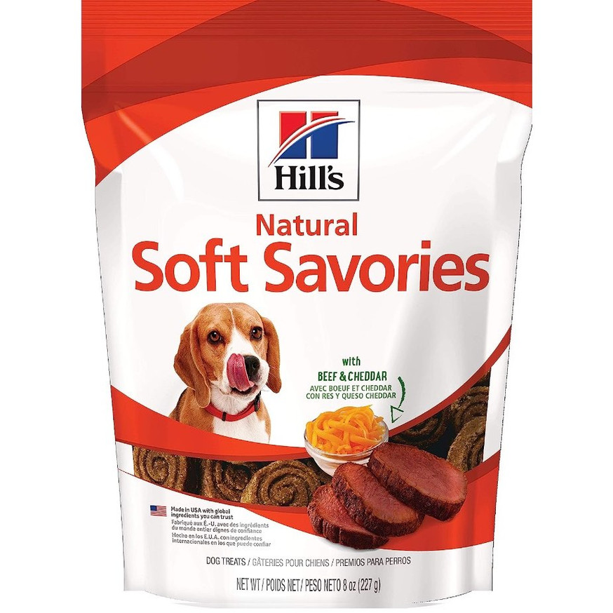 Natural Soft Savory Dog Treats - Beef & Cheddar