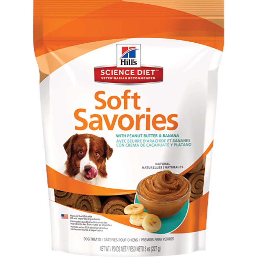 Natural Soft Savory Dog Treats - Peanut Butter & Banana