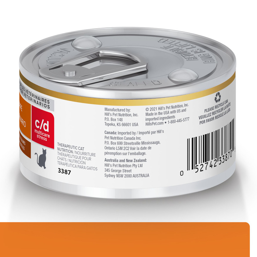 Prescription Diet c/d Multicare Stress Urinary Care Chicken & Vegetable Stew Canned Cat Food