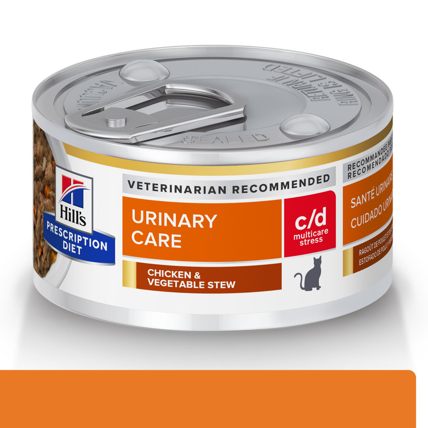 Prescription Diet c/d Multicare Stress Urinary Care Chicken & Vegetable Stew Canned Cat Food