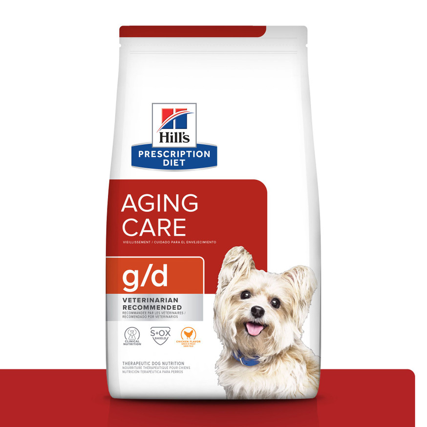 Prescription Diet g/d Aging Care Chicken Flavor Dry Dog Food