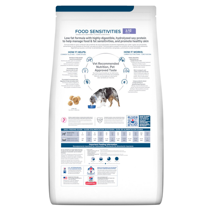 Prescription Diet z/d Low Fat Hydrolyzed Soy Recipe Dry Dog Food