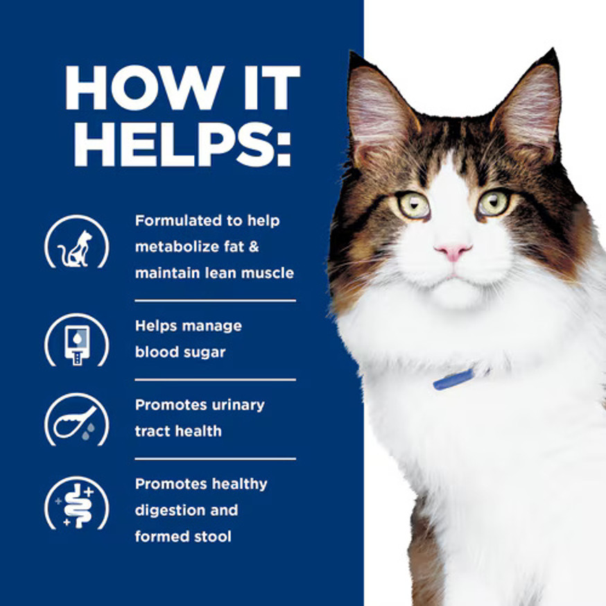 Prescription Diet w/d Multi-Benefit Digestive/Weight/Glucose/Urinary Management with Chicken Dry Cat Food