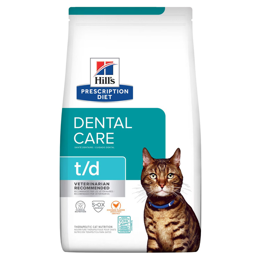 Prescription Diet t/d Dental Care Chicken Flavor Dry Cat Food
