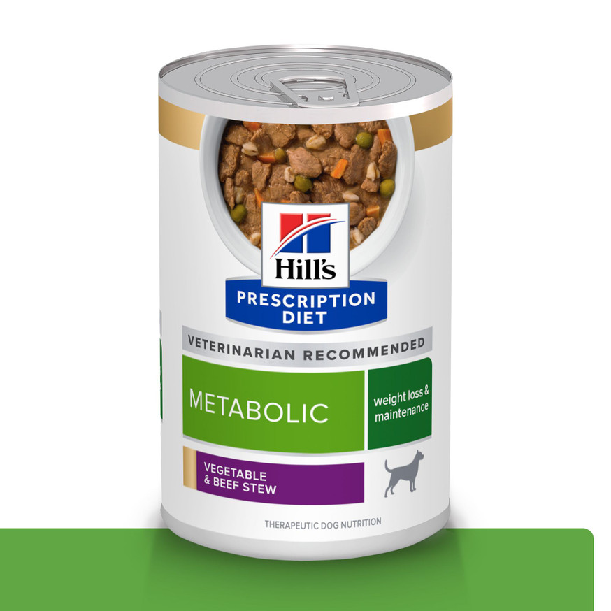 Prescription Diet Metabolic Weight Management Vegetable & Beef Stew Canned Dog Food