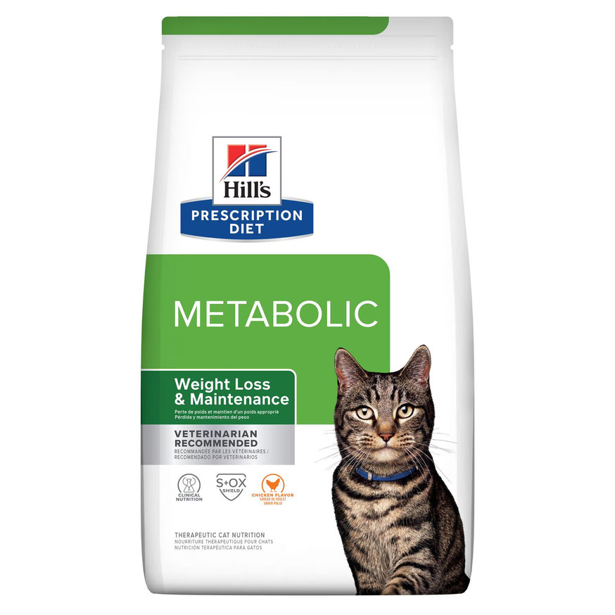 Prescription Diet Metabolic Weight Management Chicken Flavor Dry Cat Food