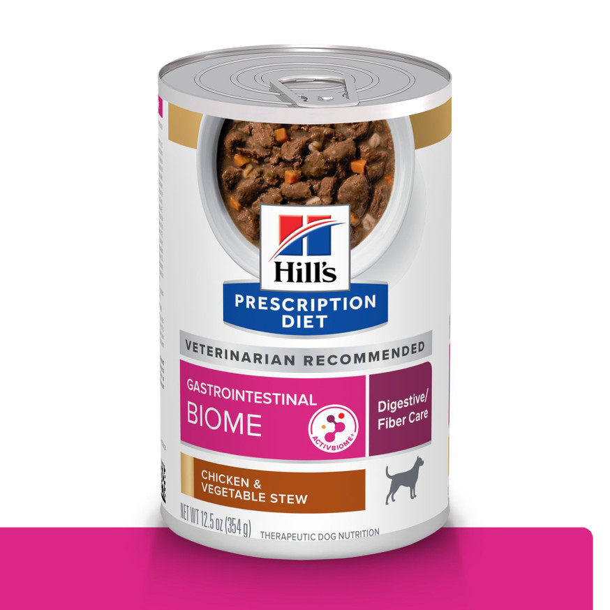 Prescription Diet Gastrointestinal Biome Digestive/Fiber Care Chicken & Vegetable Stew Dog Food