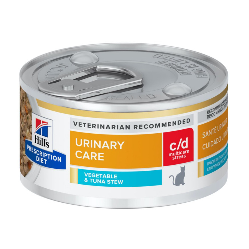 Prescription Diet c/d Multicare Stress Urinary Care Tuna & Vegetable Stew Canned Cat Food