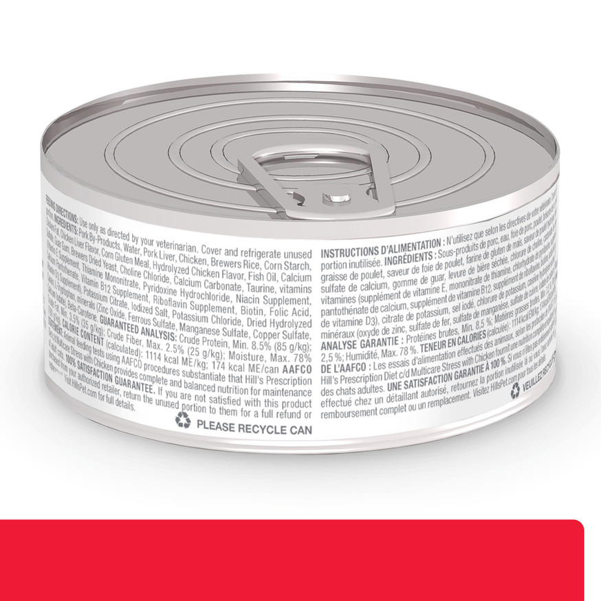Prescription Diet c/d Multicare Stress Urinary Care with Chicken Canned Cat Food