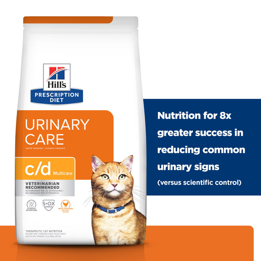 Prescription Diet c/d Multicare Urinary Care with Chicken Dry Cat Food