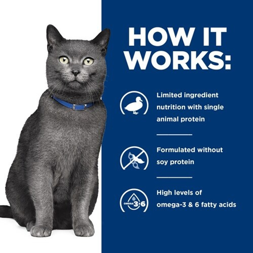 Prescription Diet d/d Skin/Food Sensitivities Duck & Green Pea Formula Dry Cat Food
