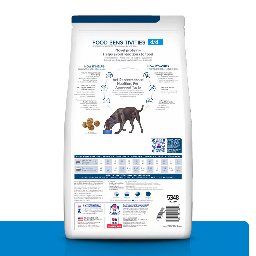 Prescription Diet d/d Skin/Food Sensitivities Potato & Venison Formula Dry Dog Food