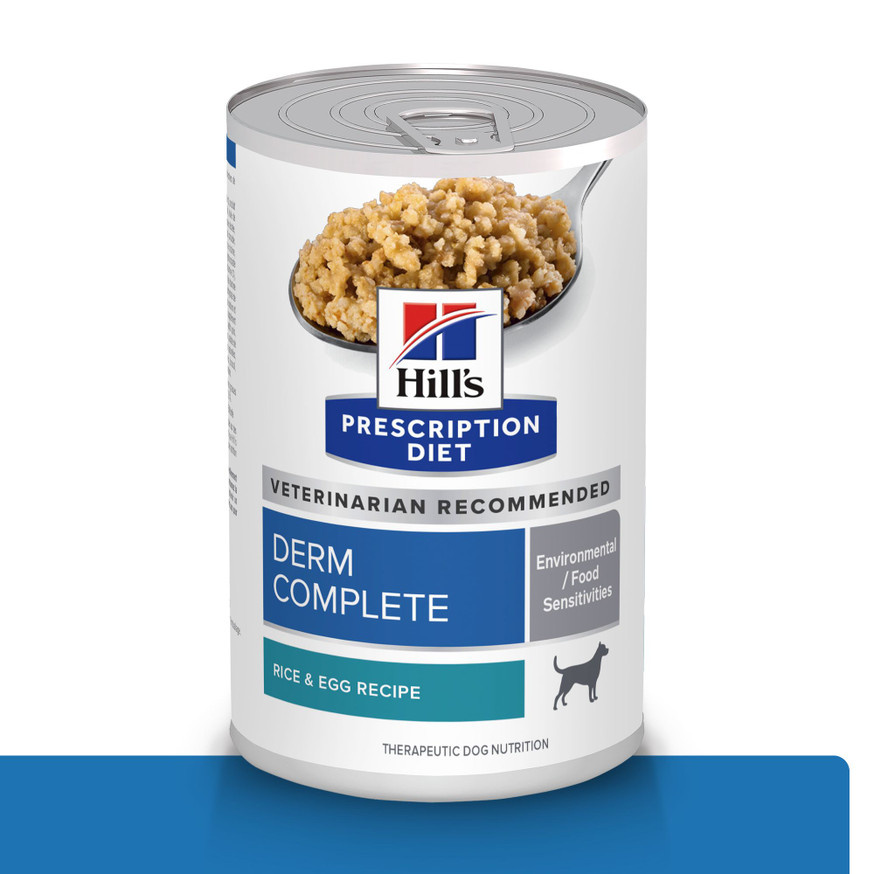 Prescription Diet Derm Complete Rice & Egg Recipe Dog Food