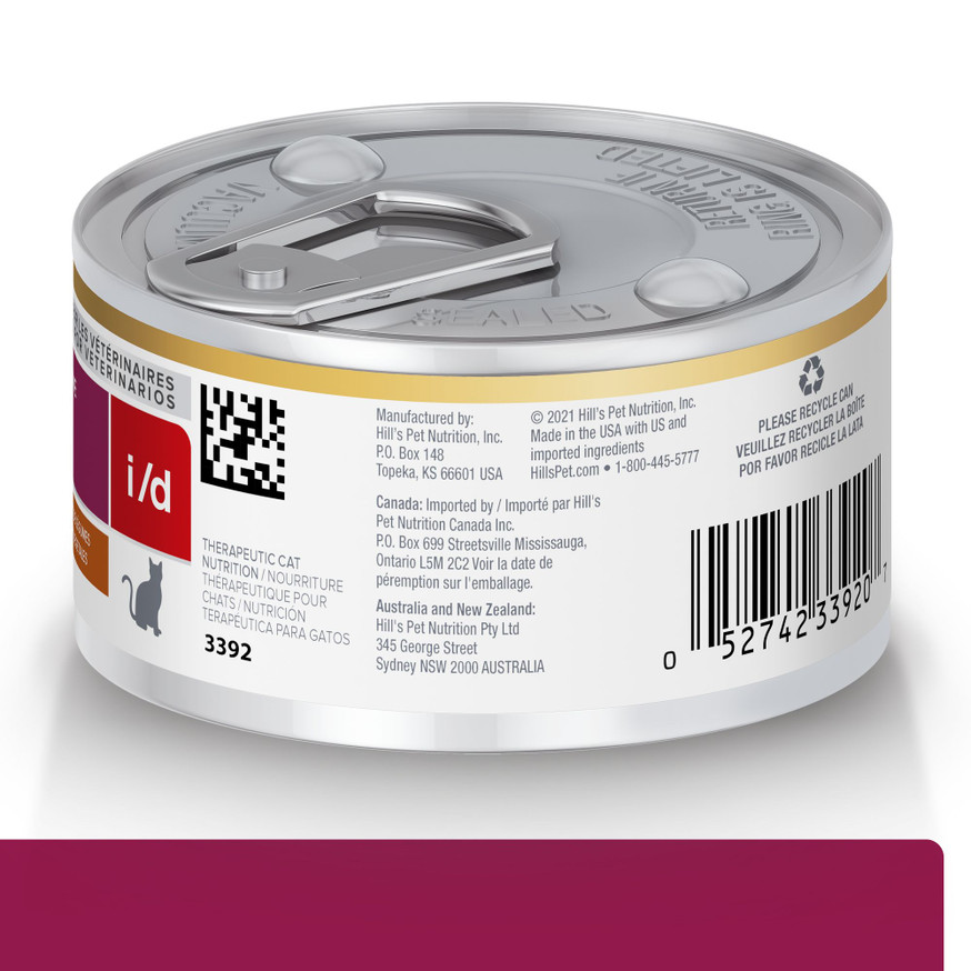 Prescription Diet i/d Digestive Care Chicken & Vegetable Stew Canned Cat Food - 24 pack