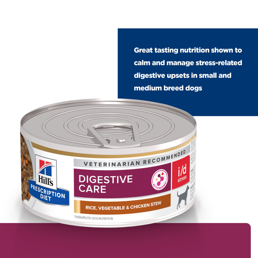 Prescription Diet i/d Stress Digestive Care Rice, Vegetable & Chicken Stew Canned Dog Food
