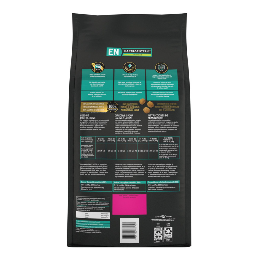 Veterinary Diets® EN Gastroenteric Low Fat®, Dry Dog Food Formula