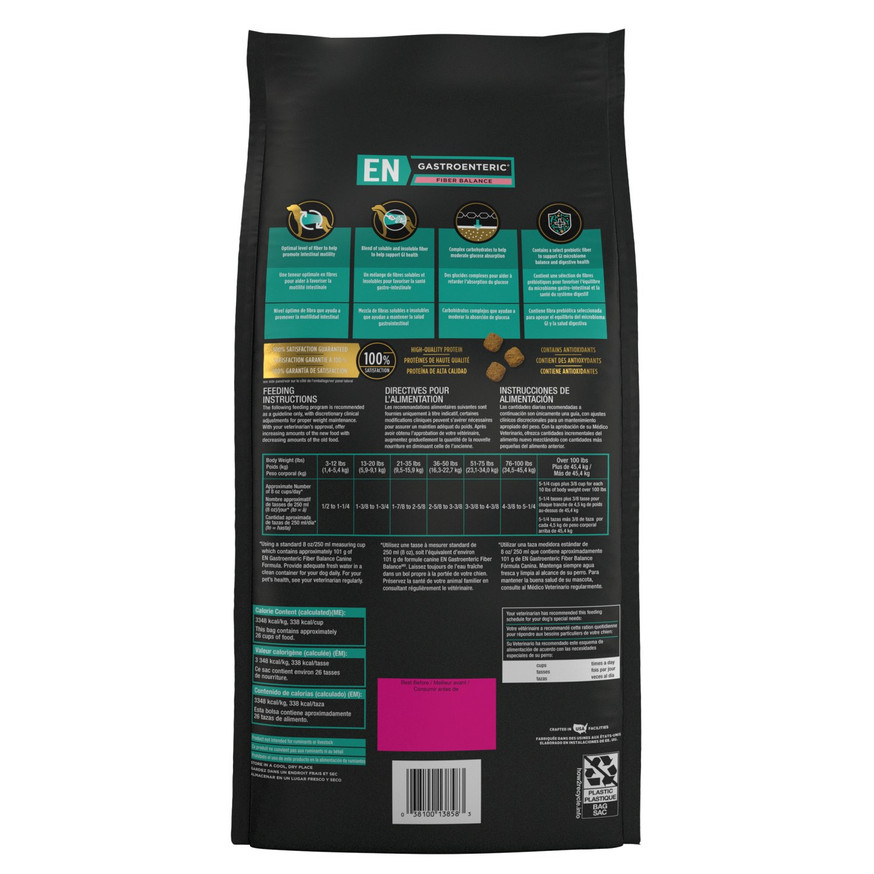 Veterinary Diets® EN Gastroenteric Fiber Balance®, Dry Dog Food Formula