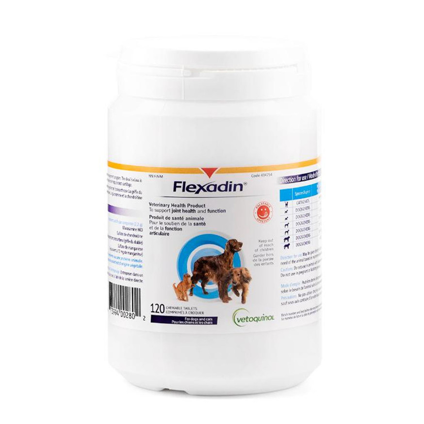 Flexadin Chewable Tablets For Cats And Dogs - 120 Chews