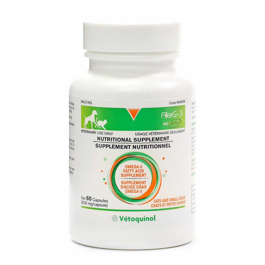 AllerG-3 600 mg Capsules for Small Breed Dogs - 60 Capsules (Small Breed Dogs)