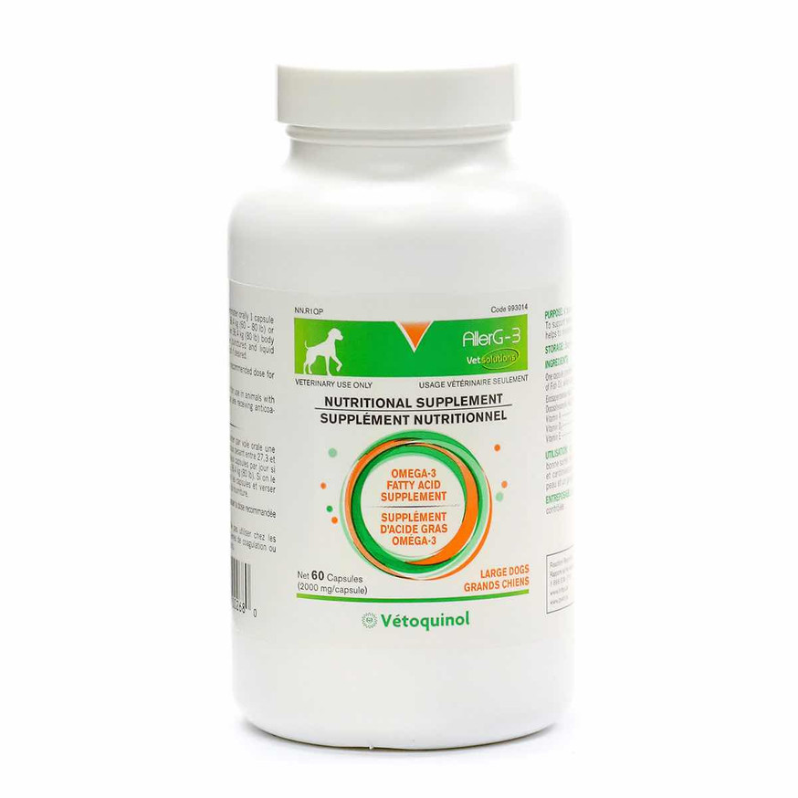 AllerG-3 2000 mg Capsules for Large & Giant Breed Dogs - 60 Capsules
