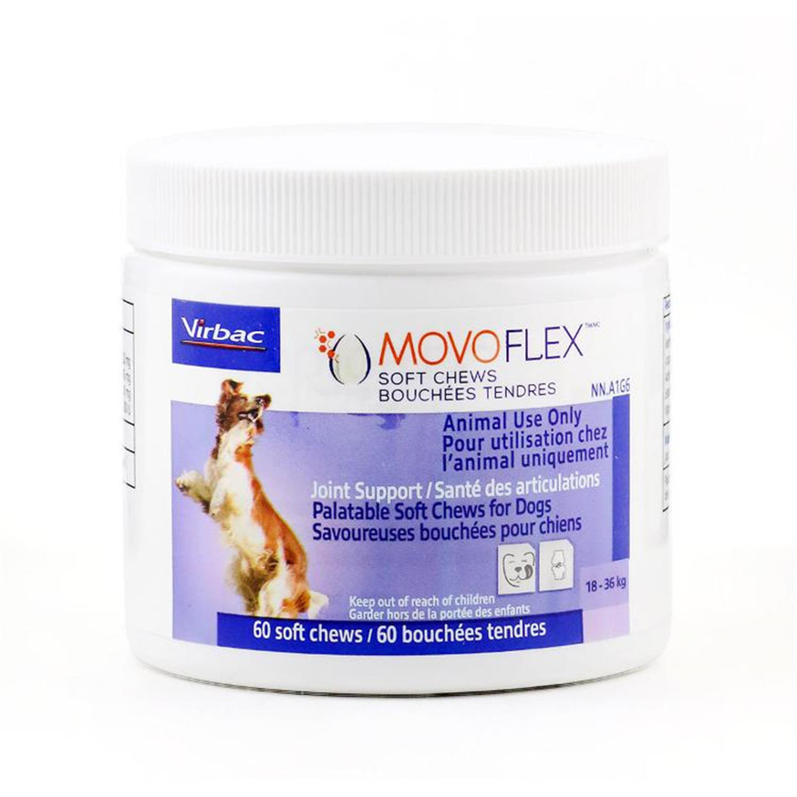 Movoflex Joint Support Palatable Soft Chews - Medium Dog - 60 Chews
