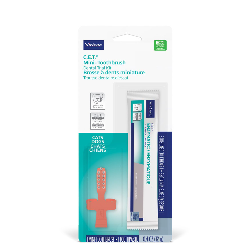 C.E.T.® Mini-Toothbrush With Toothpaste Packet
