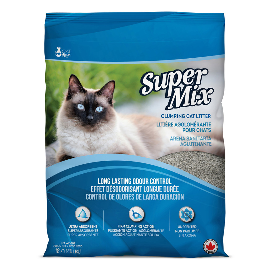 Cat Love Super Mix Unscented Clumping Cat Litter