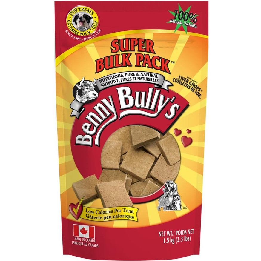 Liver Chops Original Dog Treats - 1.5 kg