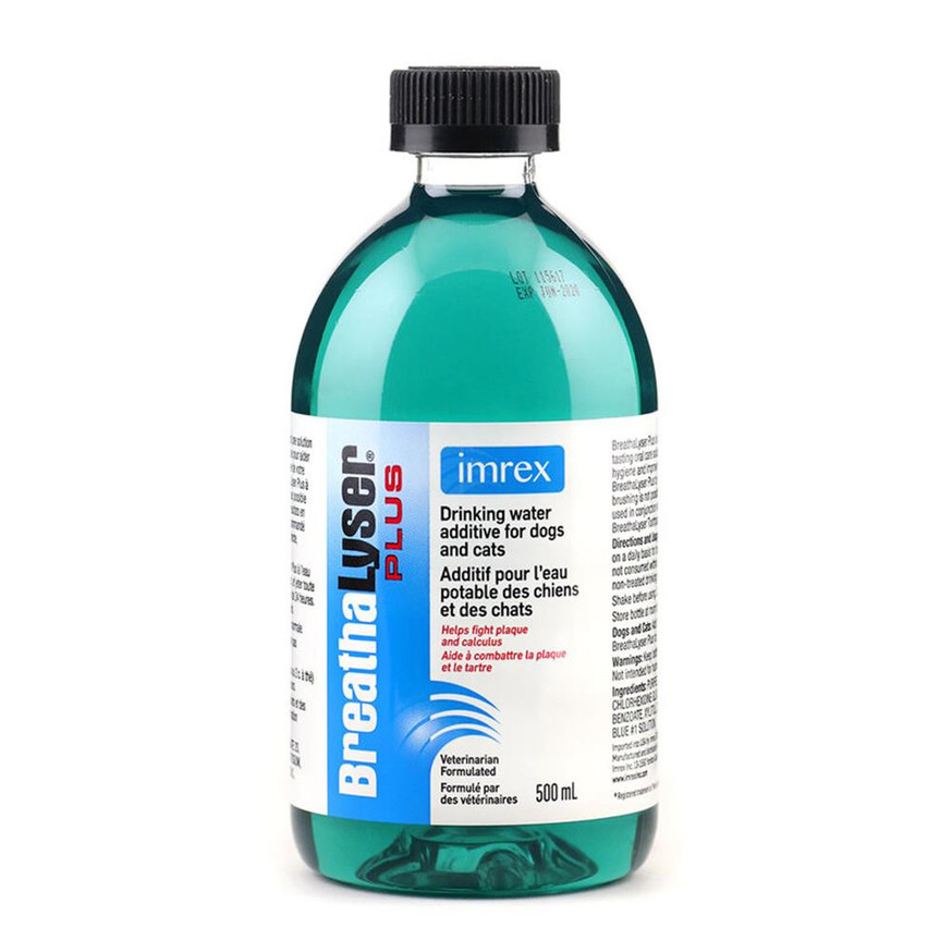 BreathaLyser Plus Drinking Water Additive for Dogs & Cats - 500ml
