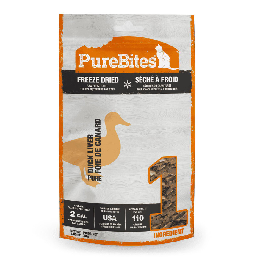 PureBites Freeze Dried Cat Treats - Duck Liver