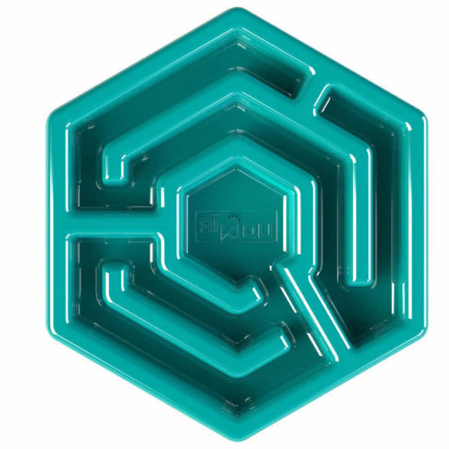Aikiou Hexa Dog Slow Feeder - Aqua