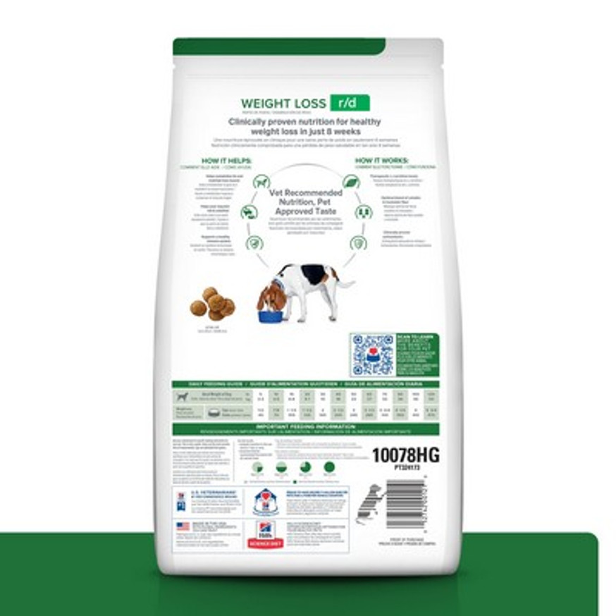 Prescription Diet r/d Weight Reduction Chicken Flavor Dry Dog Food