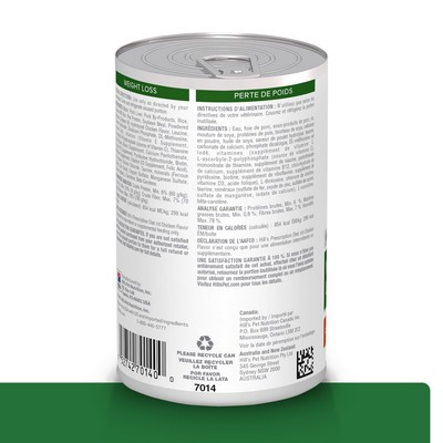 Prescription Diet r/d Weight Reduction Canned Dog Food