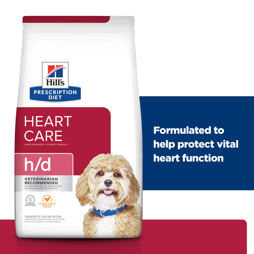 Prescription Diet h/d Heart Care Chicken Flavor Dry Dog Food