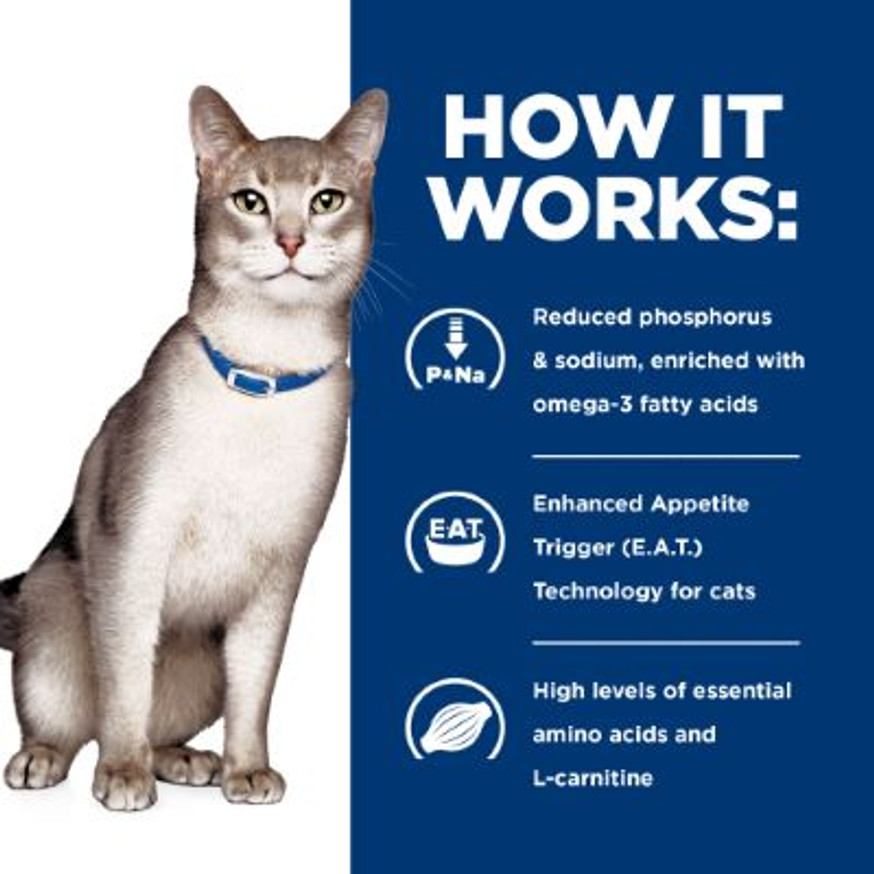 Prescription Diet k/d Kidney Care with Chicken Canned Cat Food, renal food