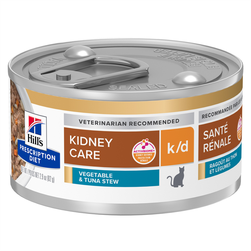 Prescription Diet k/d Kidney Care Vegetable, Tuna & Rice Stew Canned Cat Food