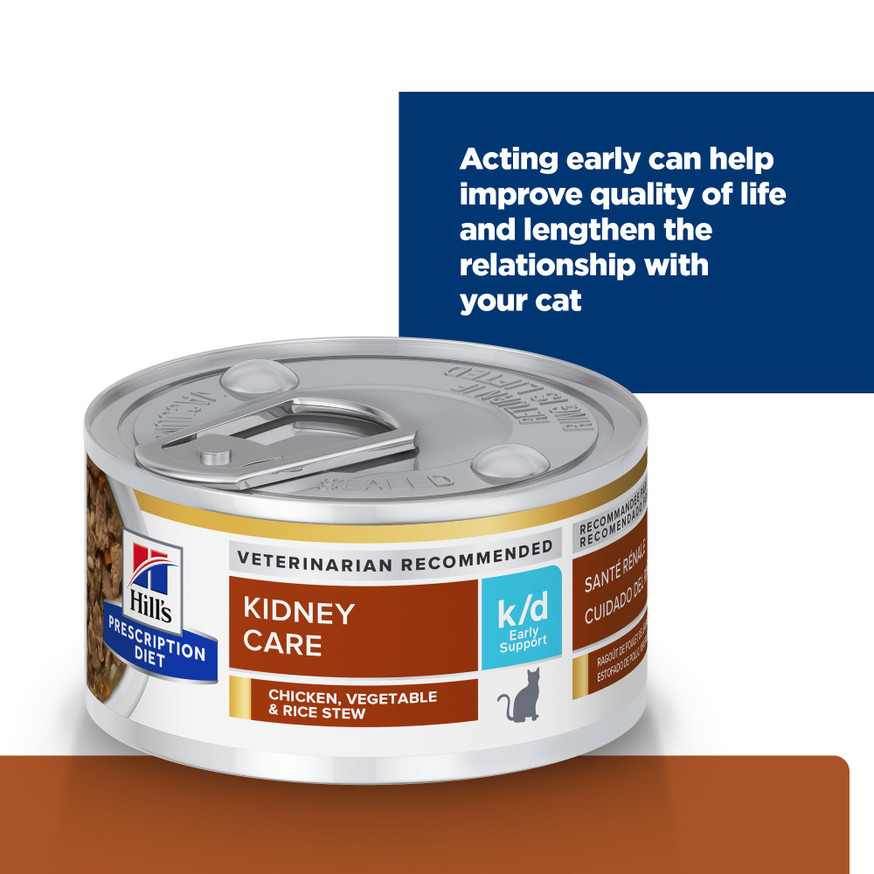 Prescription Diet k/d Early Support Kidney Care Chicken, Vegetable & Rice Stew Canned Cat Food