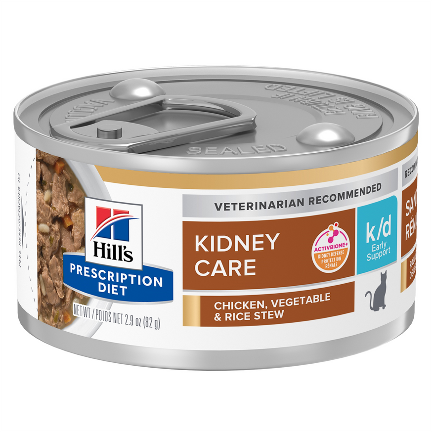 Prescription Diet k/d Early Support Kidney Care Chicken, Vegetable & Rice Stew Canned Cat Food