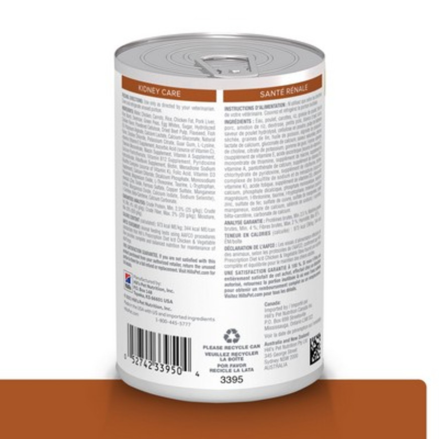 Prescription Diet k/d Kidney Care Chicken & Vegetable Stew Canned Dog Food