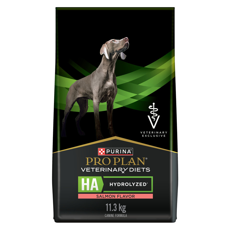 Veterinary Diets® HA Hydrolyzed® Salmon Flavour, Dog Food Formula - 11.3 kg