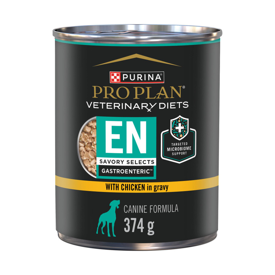 Veterinary Diets® EN Gastroenteric®, Savory Selects with Chicken in Gravy, Wet Dog Food Formula