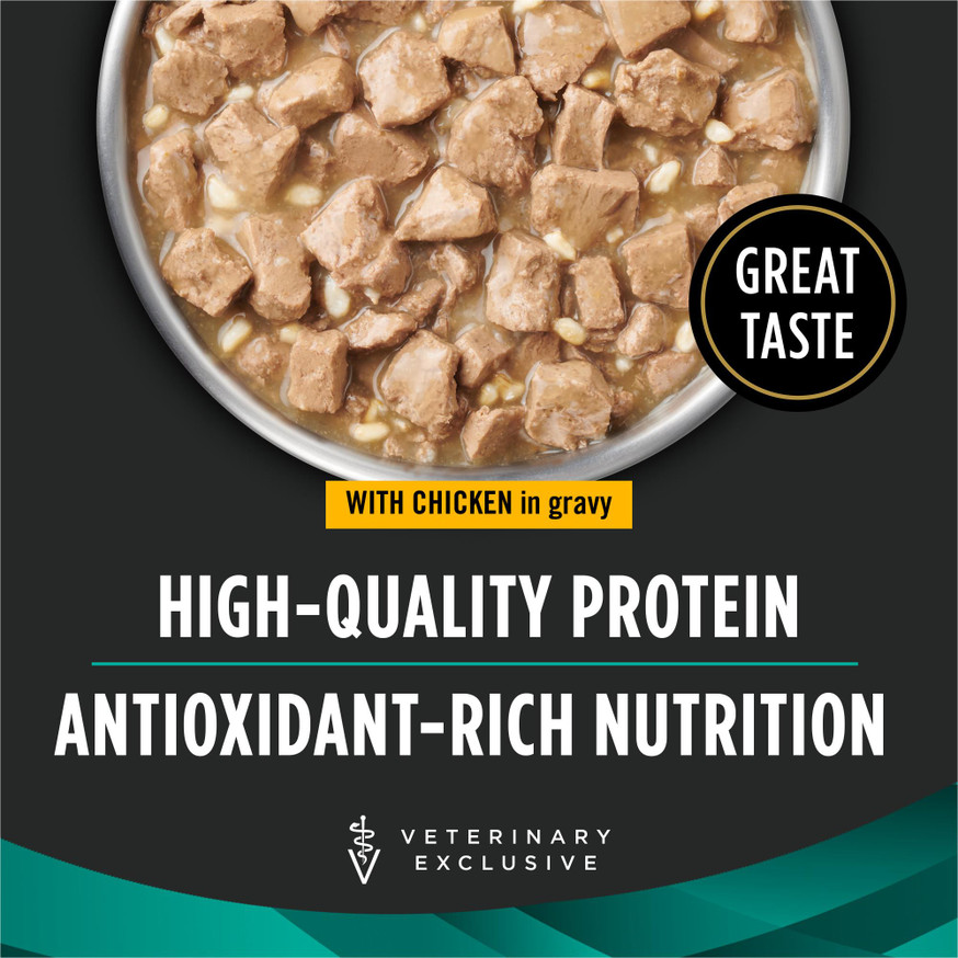 Veterinary Diets® EN Gastroenteric®, Savory Selects with Chicken in Gravy, Wet Dog Food Formula